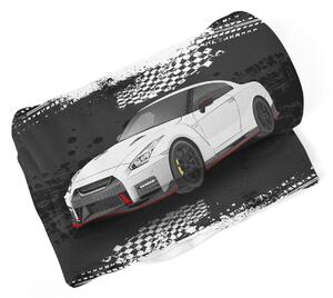Sablio Deka Nissan GTR 35 Černý - 150x120 cm