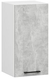 Rohová kuchyňská sestava 300 cm Ozara III (beton + bílá). 1071279