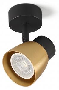 Brilagi - LED RGBW Stmívatelné bodové svítidlo NUGGET 1xGU10/4,8W/230V černá/zlatá