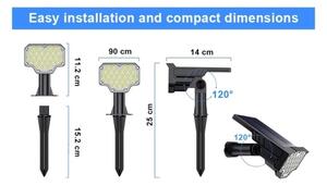 Viking - LED Solární lampa LED/1W/3,7V IP65 6000K 2200 mAh