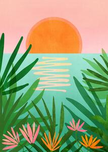 Ilustrace Tropical View, Kristian Gallagher