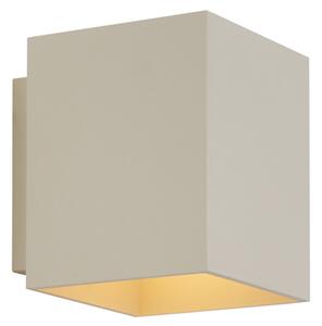 Moderní nástěnná lampa béžová G9 čtvercová - Sola