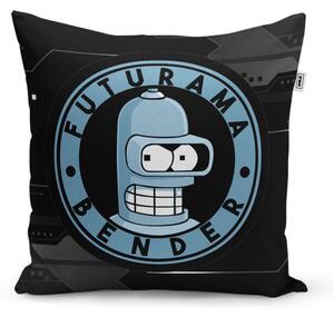 Sablio Polštář Futurama Bender Technology - 40x40 cm