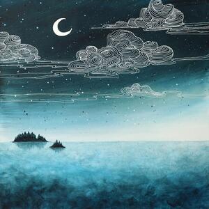 Ilustrace Night sea, Ania Witwitzka