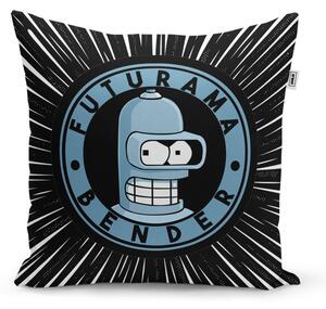 Sablio Polštář Futurama Bender Vesmír - 40x40 cm