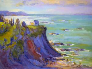Ilustrace Colorful cliff, Dorothy Fagan