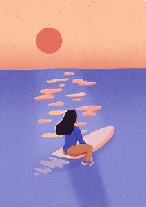 Ilustrace Surf, Aurore Leprivey