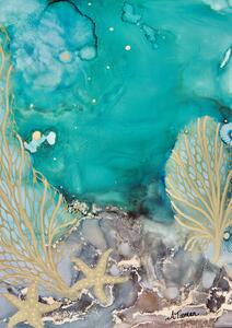 Ilustrace Turquoise Waters No2, Amy Tieman