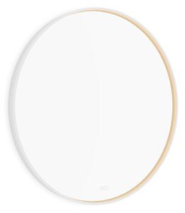 Nimco bílé zrcadlo do koupelny s osvětlením 90 cm, stmívač ZPB 31003RVX-05