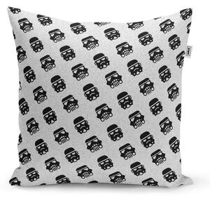 Sablio Polštář Star Wars Stormtrooper Pattern šikmý - 40x40 cm