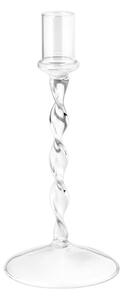 Skleněný svícen Eneby Clear 20 cm