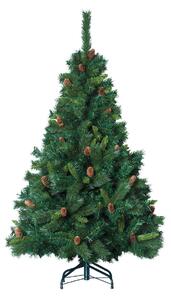 Umělý stromeček na kovovém stojanu, hustá, 150 cm