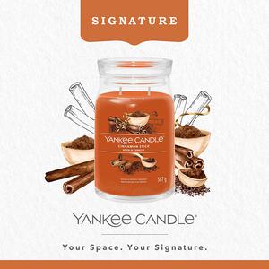 Yankee Candle vonná svíčka Signature ve skle velká Cinnamon Stick 567 g