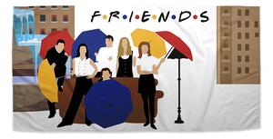Sablio Ručník Seriál přátelé FRIENDS Gauč u fontány - 30x50 cm