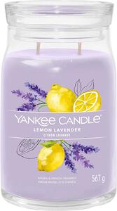 Yankee Candle vonná svíčka Signature ve skle velká Lemon Lavender 567 g