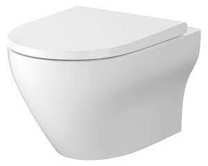 Cersanit Larga wc mísa se sedátkem s pomalým sklápěním závěsná ano ano bílá lesk S701-885