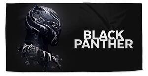 Sablio Ručník BLACK PANTHER z profilu Černý - 30x50 cm