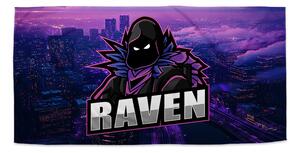 Sablio Ručník FORTNITE RAVEN Steampunk město - 30x50 cm