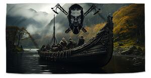 Sablio Ručník Vikingové Loď - 30x50 cm