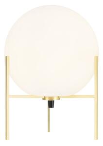 Elegantní stolní lampa NORDLUX Alton Varianta: 15 W, Ø 200 x 290 mm, bílá / mosaz