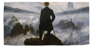 Sablio Ručník Poutník nad mořem mlhy - Caspar David Friedrich - 30x50 cm
