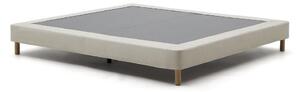 Béžová čalouněná dvoulůžková postel 150x190 cm Ofelia – Kave Home