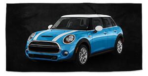 Sablio Ručník Mini sedan Černé pozadí - 30x50 cm