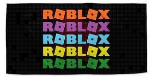 Sablio Ručník ROBLOX Barevný text - 30x50 cm