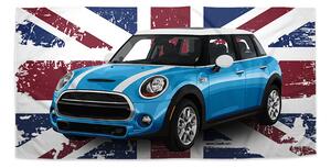 Sablio Ručník Mini sedan Britská vlajka - 30x50 cm