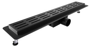 WellMall C-DRAINWELL 50 Black Odtokový podlahový žlab, kostky 8595703840425