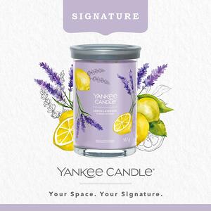 Yankee Candle vonná svíčka Signature Tumbler ve skle velká Lemon Lavender 567 g