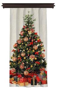 Vánoční závěs Christmas Tree, 140 x 260 cm