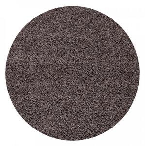 Hans Home | Kusový koberec Dream Shaggy 4000 taupe kruh - 80x80 (průměr) kruh