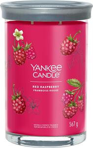 Yankee Candle vonná svíčka Signature Tumbler ve skle velká Red Raspberry 567 g