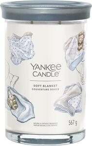 Yankee Candle vonná svíčka Signature Tumbler ve skle velká Soft Blanket 567 g