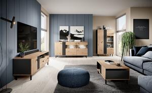 Moderní obývací pokoj Marvin I, dub artisan / antracit