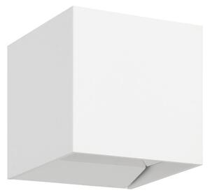 EGLO Venkovní nástěnné svítidlo Calpino 3, bílá, šířka 10 cm, 2 žárovky, Bílá / opál, Hliník, Moderní, Nástěnné svítidlo