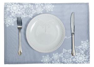 Sada 2 šedých prostírání s vánočním motivem Mike & Co. NEW YORK Honey Christmas, 33 x 45 cm