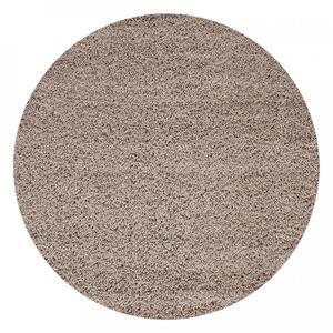 Hans Home | Kusový koberec Dream Shaggy 4000 beige kruh - 80x80 (průměr) kruh