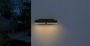 Venkovní nástěnné LED svítidlo Ledvance Endura Style Mini Spot / 2 lampy / 13 W / 630 lm / teplá bílá / hliník / sklo / IP44 / bílá/šedá