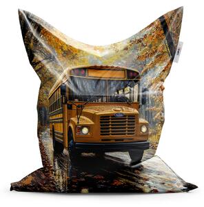 Sablio Sedací vak Žlutý školní autobus - 150x100 cm