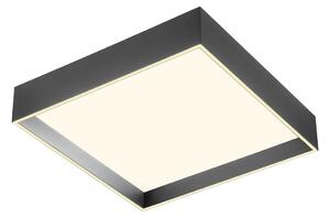 Redo Stropní LED svítidlo HOVER, 40W, 42x42 cm, CCT 2700-4000K, RF Control Barva: Černá