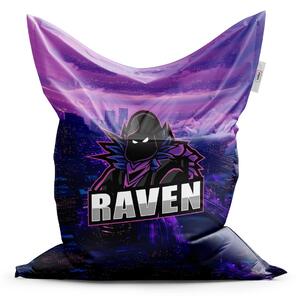 Sablio Sedací vak FORTNITE RAVEN Steampunk město - 150x100 cm