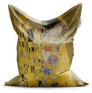 Sablio Sedací vak Polibek - Gustav Klimt - 150x100 cm