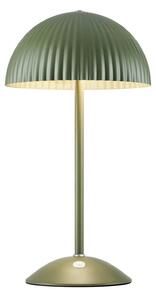 Markslöjd Stolní lampa Zin, zelená, železo, výška 35,5 cm, G9, Zelená, Obývací pokoj / jídelna, kov