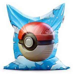 Sablio Sedací vak Pokemon ball Obloha - 150x100 cm
