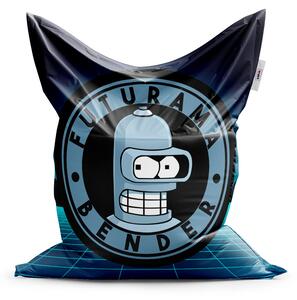 Sablio Sedací vak Futurama Bender Čtvrtá dimenze - 150x100 cm