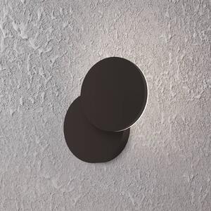 EGLO Venkovní nástěnné svítidlo Pedersano, černá, Ø 14 cm, kov, Černá, Hliník, Moderní