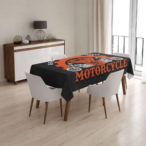 Sablio Ubrus Harley-Davidson motor Černé pozadí - 90x90 cm