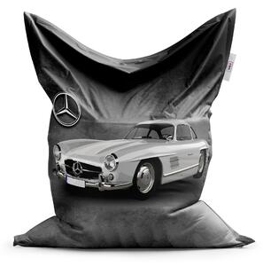 Sablio Sedací vak Mercedes-Benz 300 SL Šedé pozadí - 150x100 cm